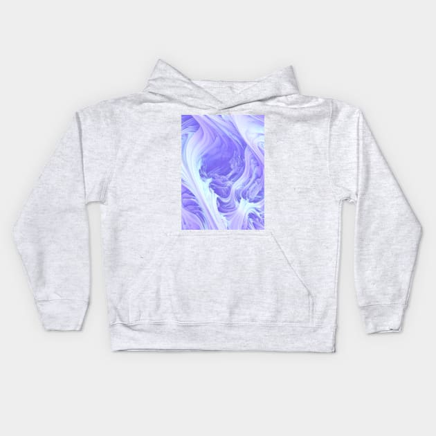 Glacial Mass. Frozen Abstract Art. Kids Hoodie by love-fi